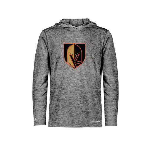 [FOLHCGBK-YS-LOGO3] Decker Youth Charge Hoodie (Youth S, Black, Logo 3)